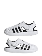 Biały - Dziecięce sandały wodne adidas - Image 5 of 8