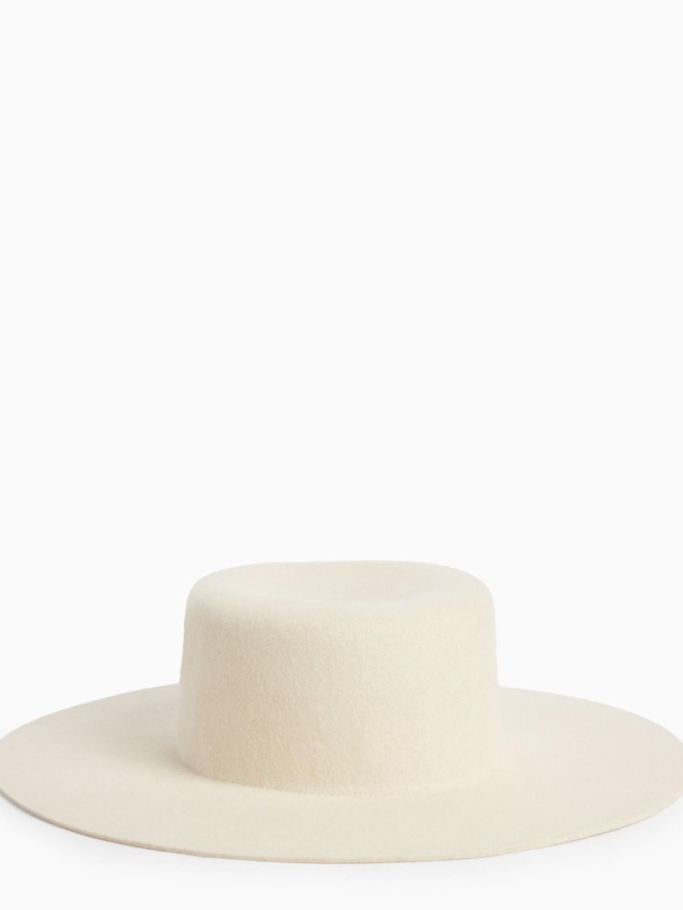AllSaints White Chain Faye Bolero Hat - Image 1 of 6