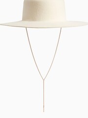 AllSaints White Chain Faye Bolero Hat - Image 3 of 6