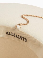 AllSaints White Chain Faye Bolero Hat - Image 5 of 6
