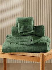 Green Egyptian Cotton Towel - Image 1 of 3