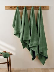 Green Egyptian Cotton Towel - Image 3 of 3