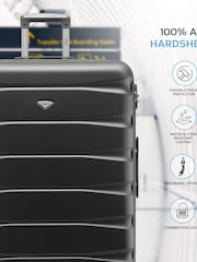 Flight Knight Large Hardcase Lightweight Check In Suitcase With 4 Wheels - Image 2 of 7