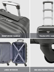 Flight Knight Large Hardcase Lightweight Check In Suitcase With 4 Wheels - Image 5 of 7