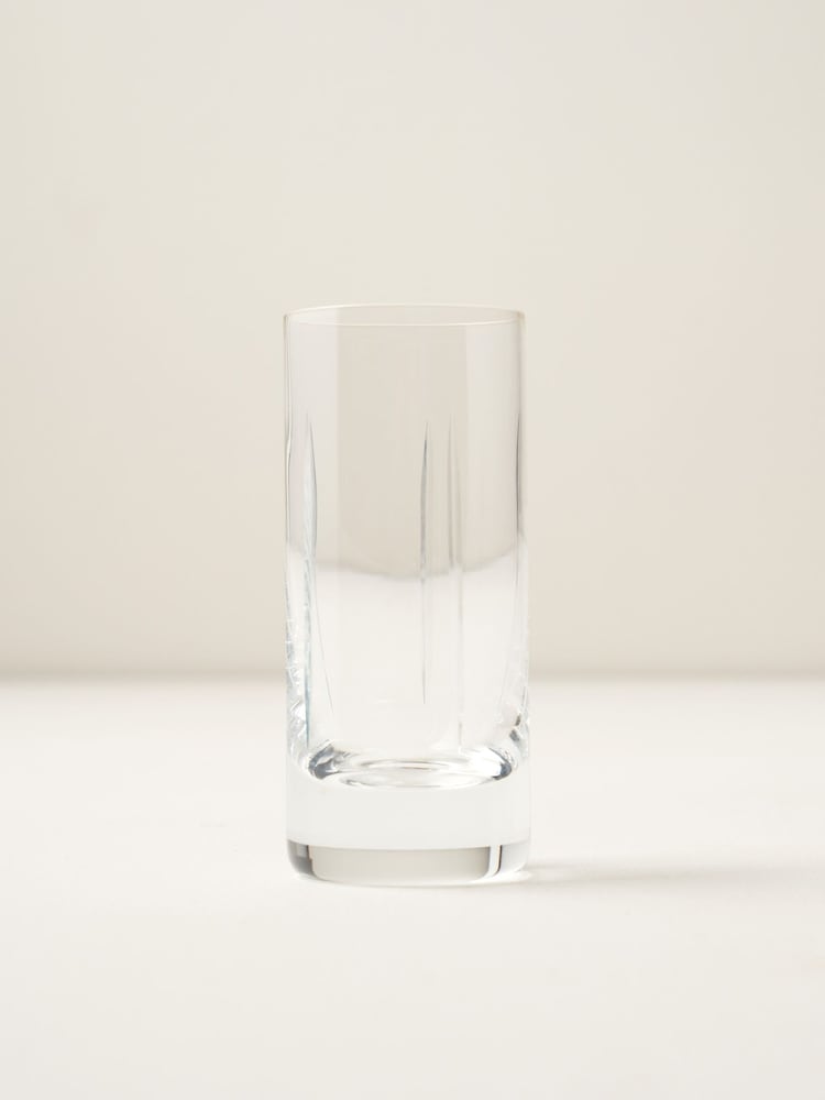 Truly Set of 4 Clear Soho Cut Crystal Shot Glasses - Image 2 of 4