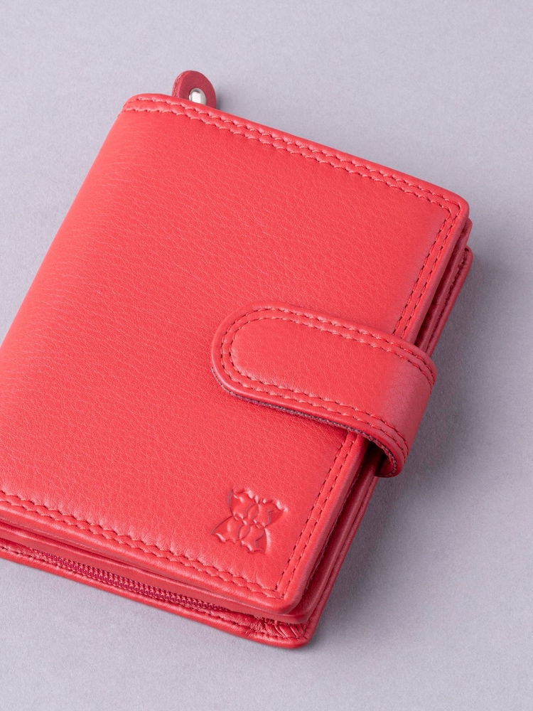 Lakeland Leather Red Small Tab Purse - Image 3 of 5