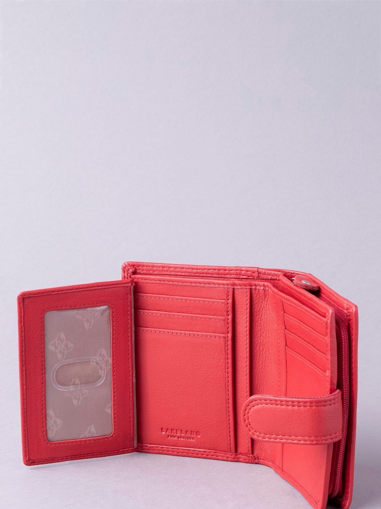 Lakeland Leather Red Small Tab Purse - Image 4 of 5
