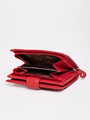 Lakeland Leather Red Small Tab Purse - Image 6 of 6