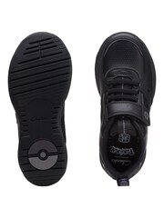 Clarks Black Multi Fit Leather Grip Trade Shoes - Image 7 of 7