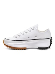 Converse White Run Star Hike Low Trainers - Image 2 of 9