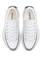 Converse White Run Star Hike Low Trainers - Image 4 of 9