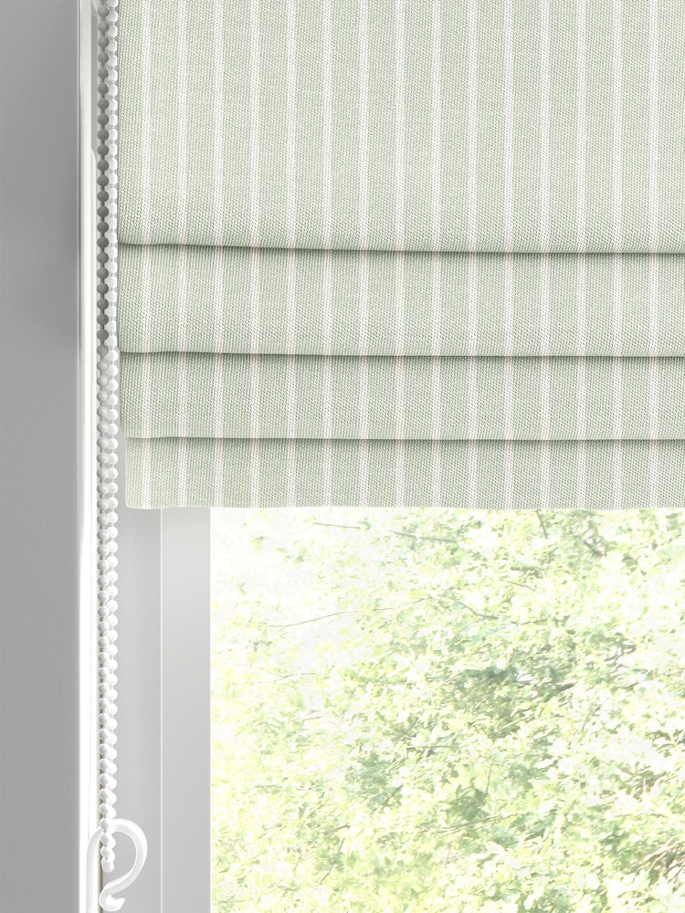 Green Franklin Made To Measure Roman 100% Cotton Blind - Image 2 of 6
