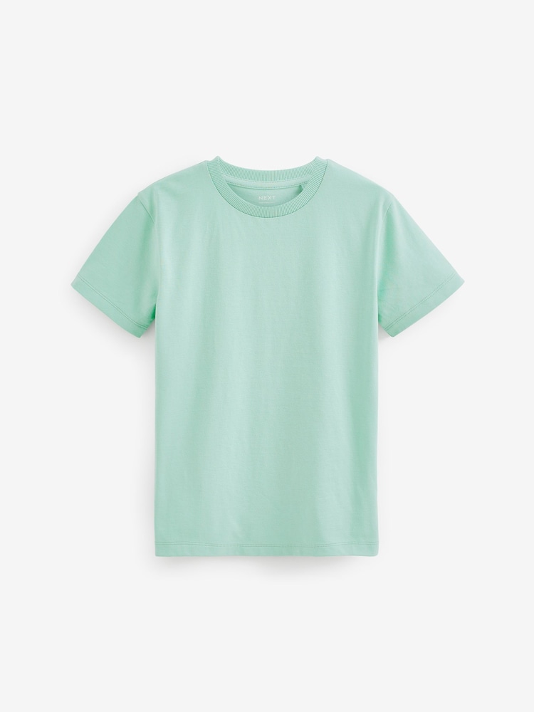Green Mint Regular Fit Short Sleeve 100% Cotton T-Shirt (3-16yrs) - Image 1 of 2