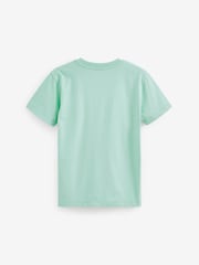 Green Mint Regular Fit Short Sleeve 100% Cotton T-Shirt (3-16yrs) - Image 2 of 2