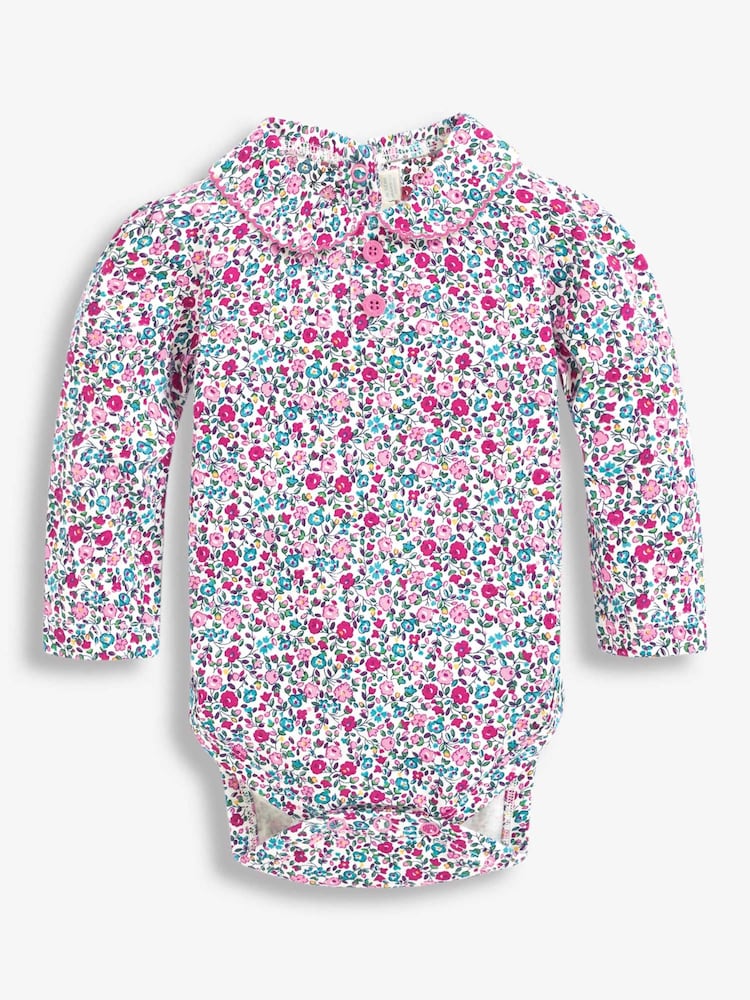 JoJo Maman Bébé Ditsy Floral Peter Pan Body - Image 4 of 4