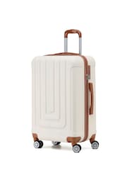 Flight Knight Medium Hardcase Lightweight Check In Suitcase With 4 Wheels - Image 1 of 6