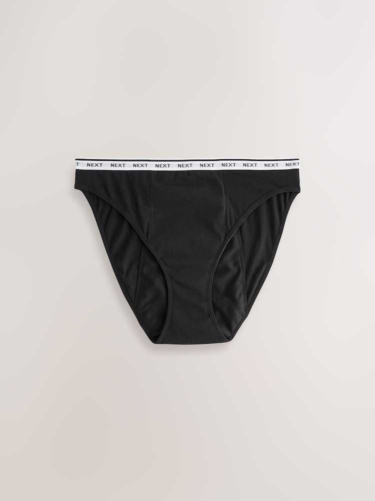 Noir - Lot de 2 culottes menstruelles à fort débit - Image 2 of 5
