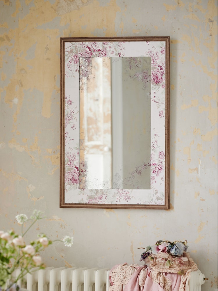 Shabby Chic Pink Ambrosia Mirror - Image 1 of 2