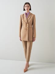 LK Bennett Natural Mariner Double-Breasted Jacket - Image 1 of 4