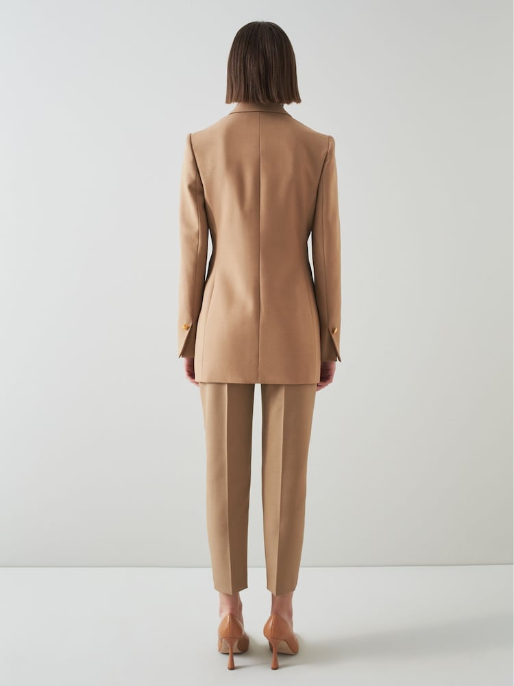 LK Bennett Natural Mariner Double-Breasted Jacket - Image 2 of 4