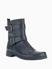 Gabor Nicholas Leather Ankle Black Boots - Image 3 of 5