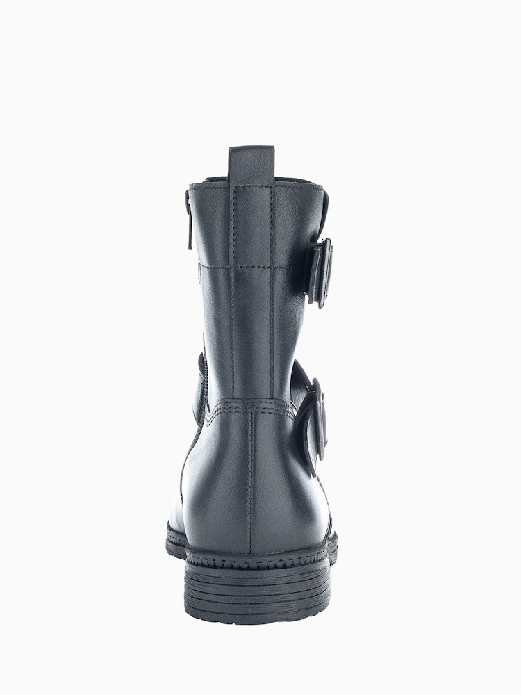 Gabor Nicholas Leather Ankle Black Boots - Image 5 of 5