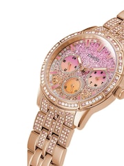 Guess Ladies Pink Cascade Night Life Watch - Image 4 of 10