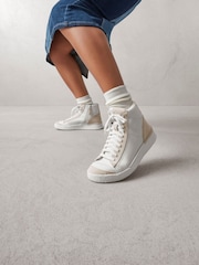 Clarks White Clarks Combi CraftCup Rise Boots - Image 1 of 9