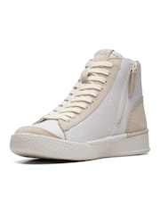 Clarks White Clarks Combi CraftCup Rise Boots - Image 6 of 9