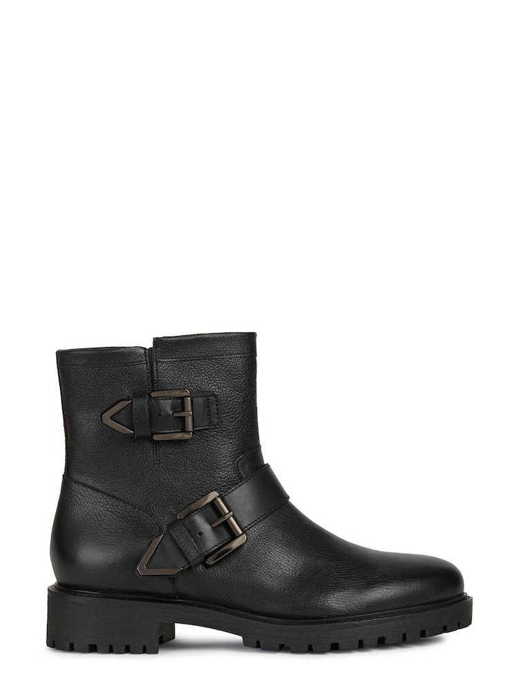 Noir Bottes/Bottines Geox Hoara pour femme - Image 1 of 6