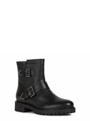 Noir Bottes/Bottines Geox Hoara pour femme - Image 2 of 6