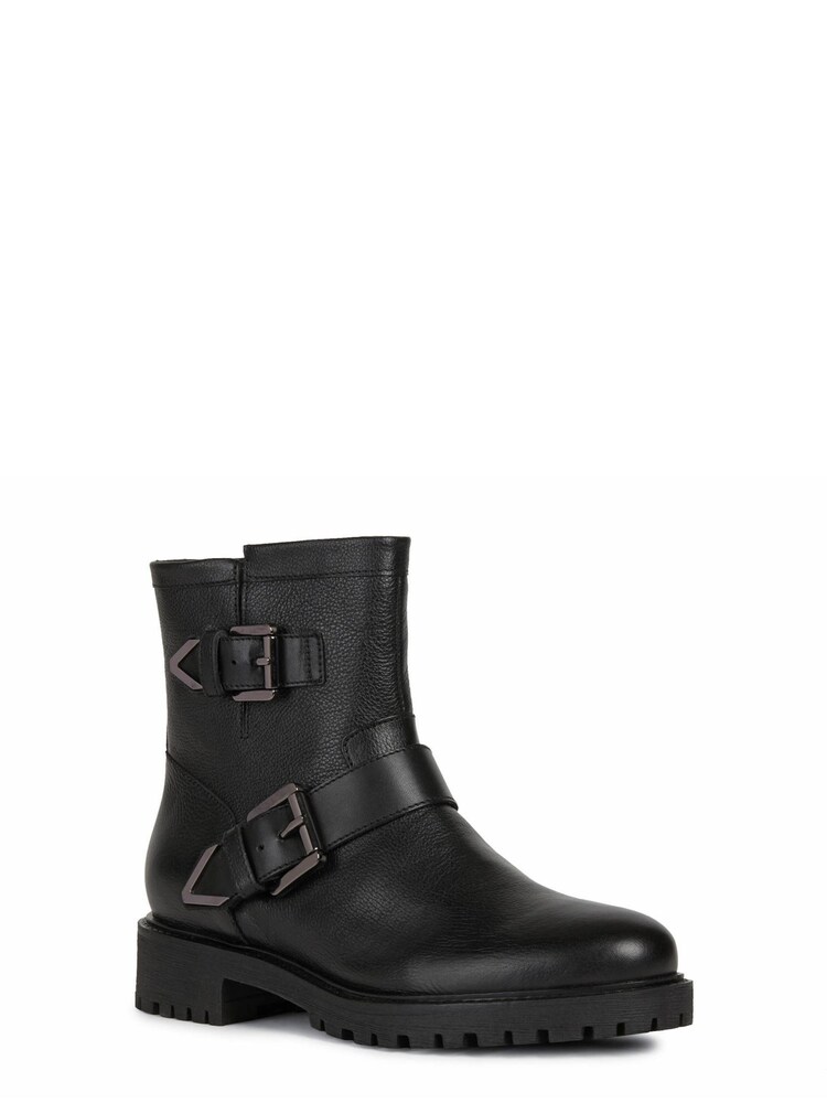 Noir Bottes/Bottines Geox Hoara pour femme - Image 2 of 6