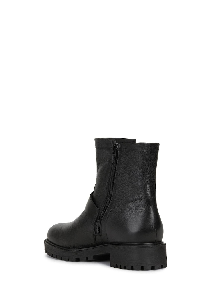 Noir Bottes/Bottines Geox Hoara pour femme - Image 3 of 6