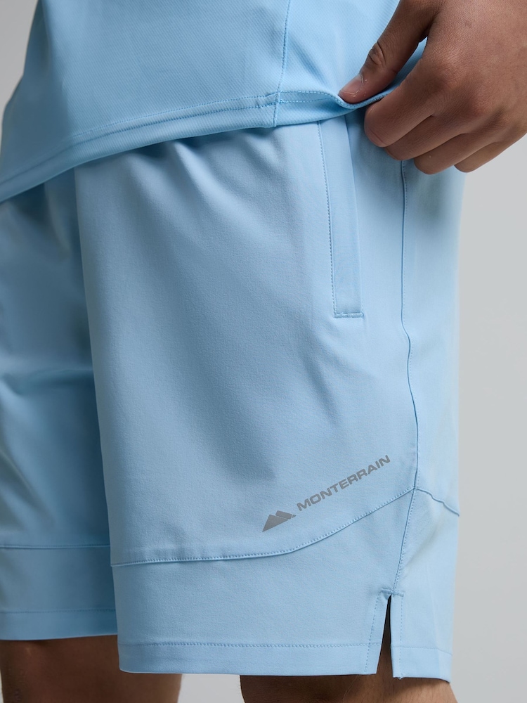 Monterrain Blue Form Woven Running Shorts - Image 5 of 5