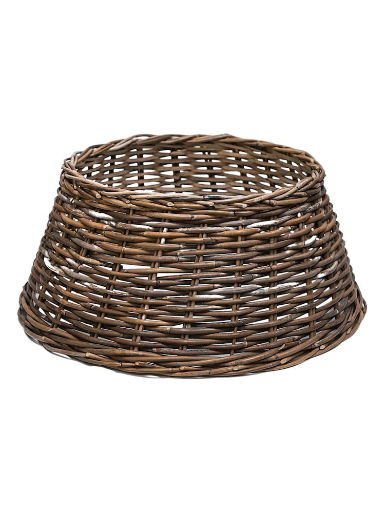 Ivyline Natural Wicker Tree Skirt Round - Image 2 of 4