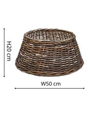 Ivyline Natural Wicker Tree Skirt Round - Image 4 of 4