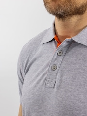 Helly Hansen Grey 100% Cotton Oxford Polo Shirt - Image 4 of 7