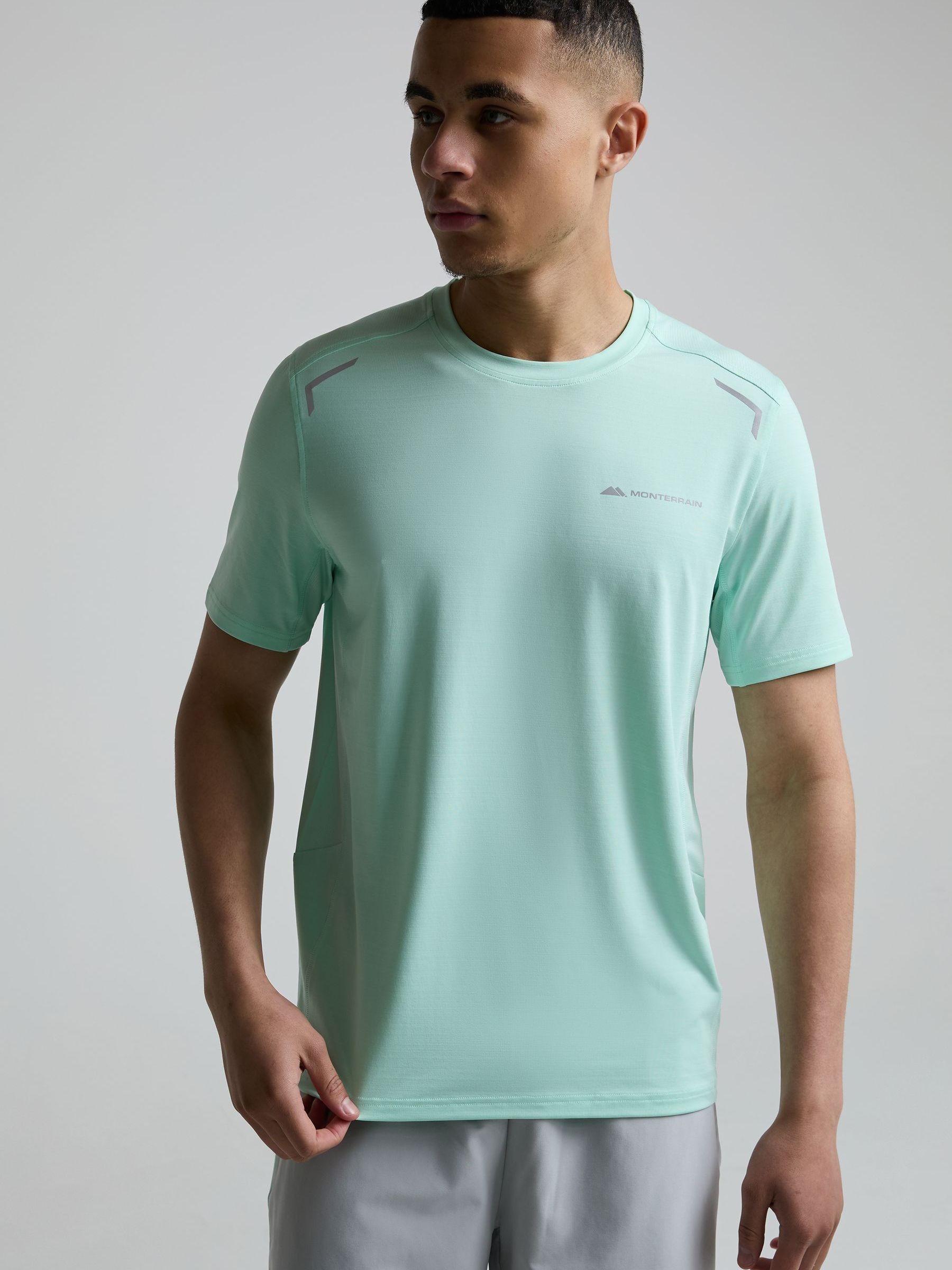 Buy Monterrain Green Lyder 3.0 Space Dye T-Shirt from the Next UK
