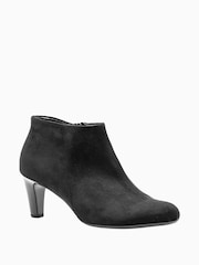 Gabor Fatale Velour Ankle Black Boots - Image 4 of 5