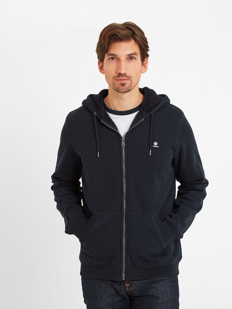 Tog 24 Blue Timble Sherpa Lined Hoodie - Image 1 of 8