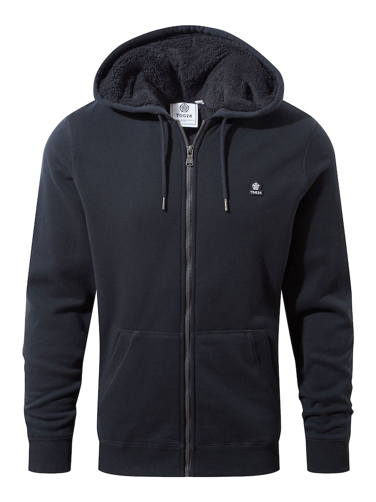 Tog 24 Blue Timble Sherpa Lined Hoodie - Image 8 of 8
