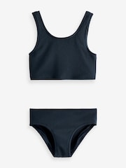 Black Textured Bikini (3-16yrs) - Image 4 of 9