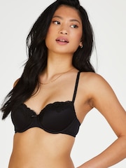Hunkemöller Black Secret Lace Padded Underwired Bra - Image 1 of 5