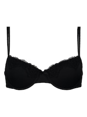 Hunkemöller Black Secret Lace Padded Underwired Bra - Image 4 of 5