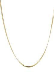 Oliver Bonas Gold Plated Zale Skinny Snake Chain Necklace - Image 4 of 5