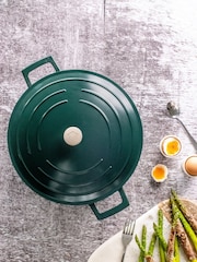 Masterclass Green Cast Aluminium 5 L Casserole - Image 1 of 3