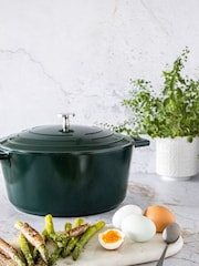 Masterclass Green Cast Aluminium 5 L Casserole - Image 3 of 3