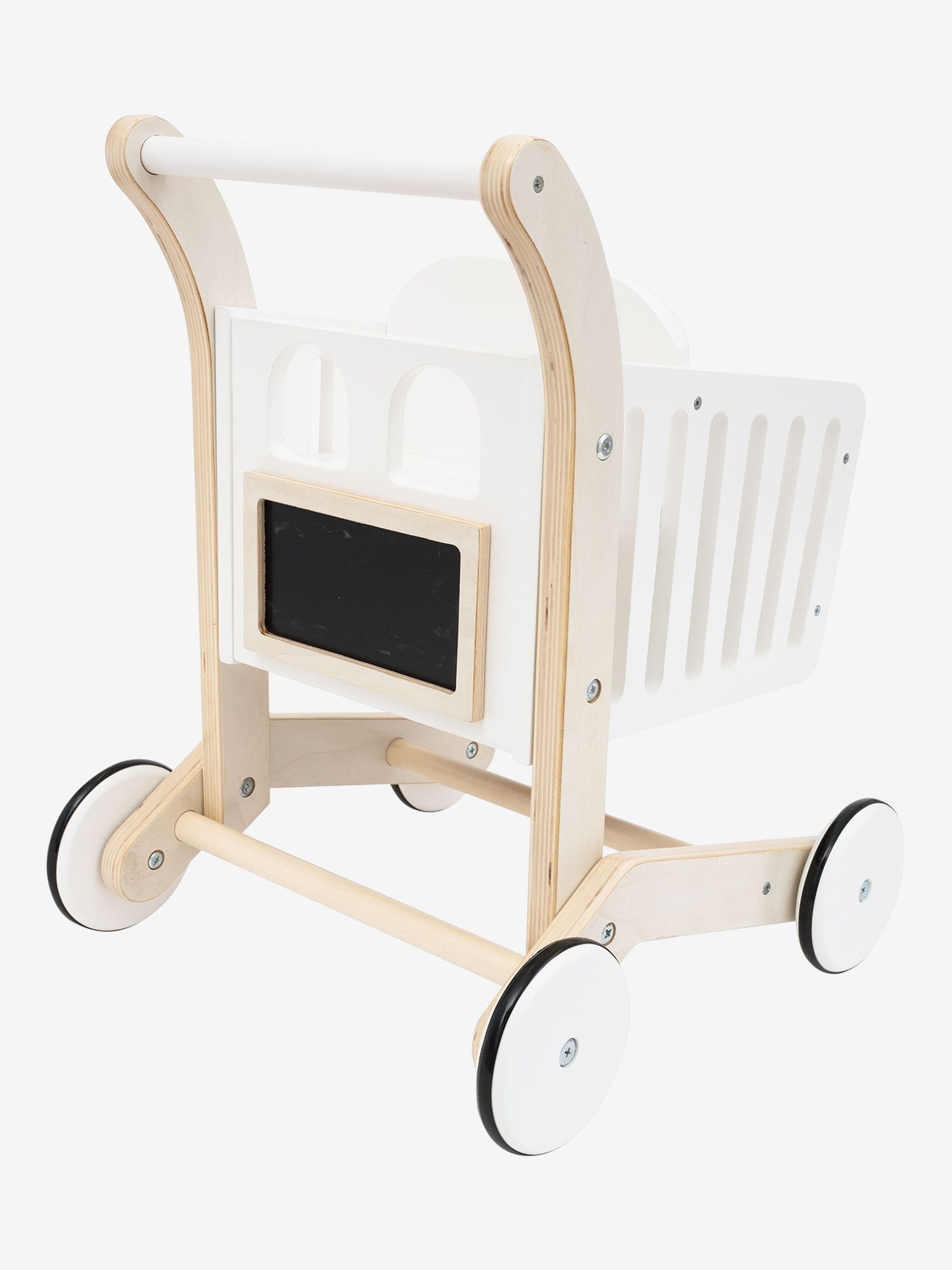 Childrens wooden trolley cart store