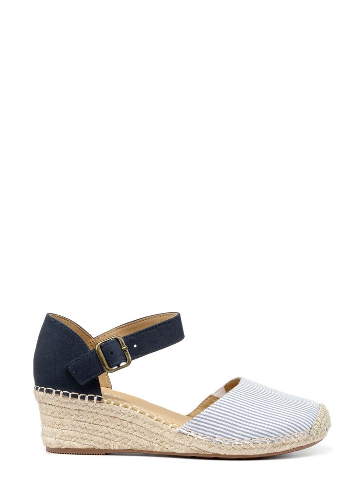 Hotter Blue Pacific Ankle Strap Wedge Sandals - Image 1 of 1