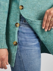 JoJo Maman Bébé Sage Green Turtle Neck Maternity & Nursing Jumper - Image 4 of 4